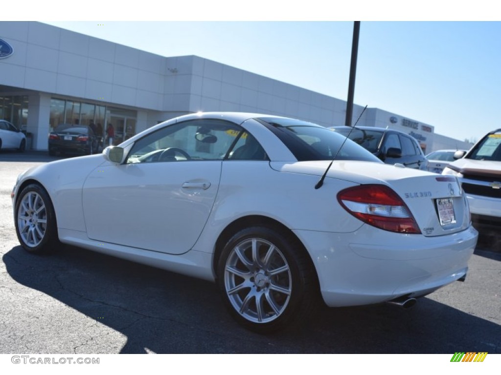 2006 SLK 350 Roadster - Alabaster White / Beige photo #5