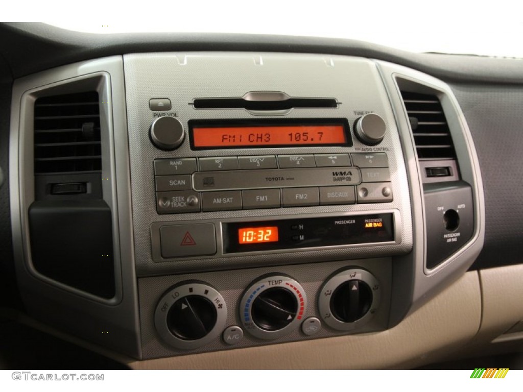 2011 Tacoma Access Cab - Black / Sand Beige photo #8