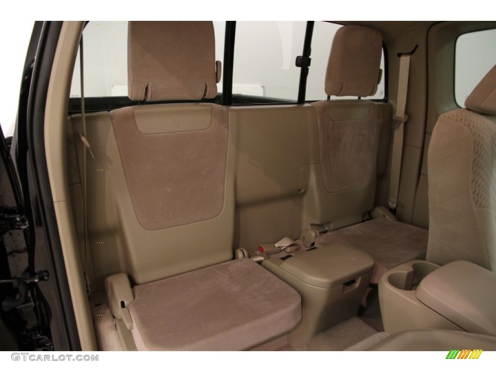 2011 Tacoma Access Cab - Black / Sand Beige photo #12