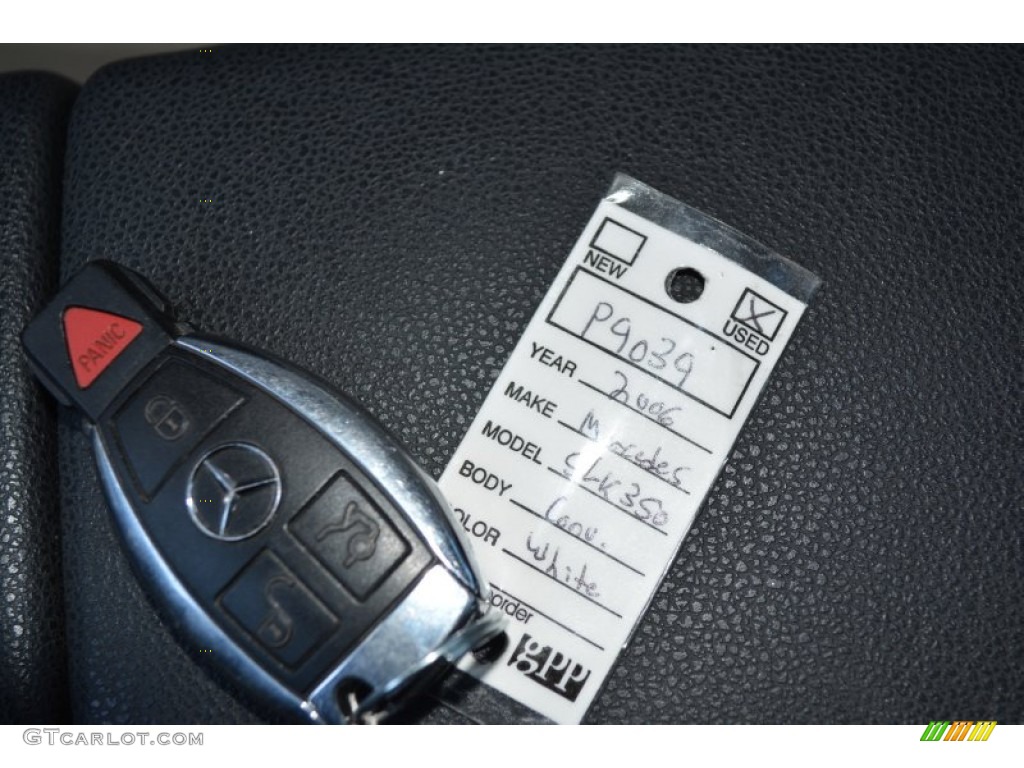 2006 SLK 350 Roadster - Alabaster White / Beige photo #27