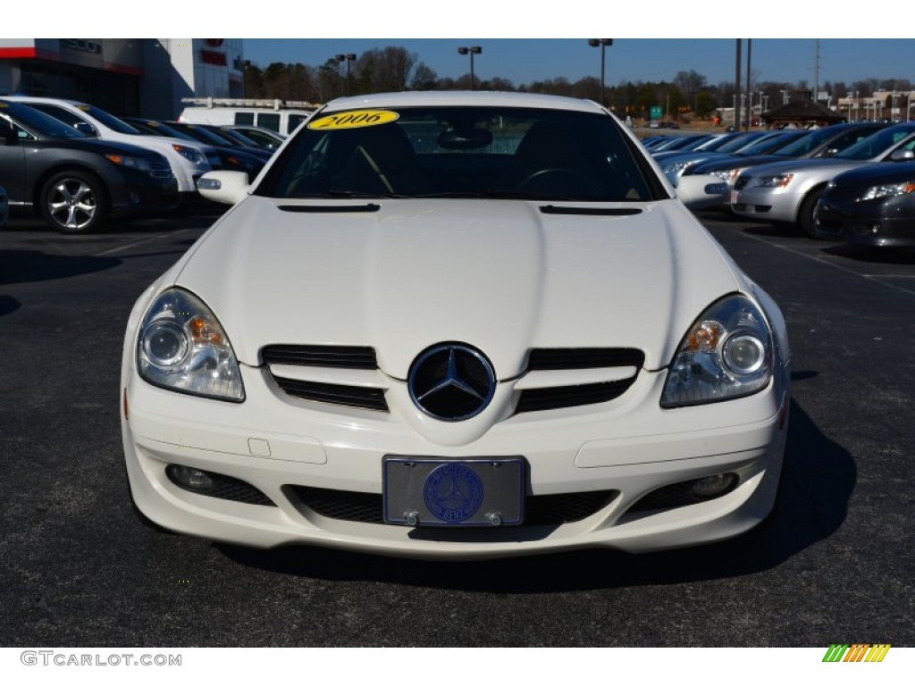 2006 SLK 350 Roadster - Alabaster White / Beige photo #28