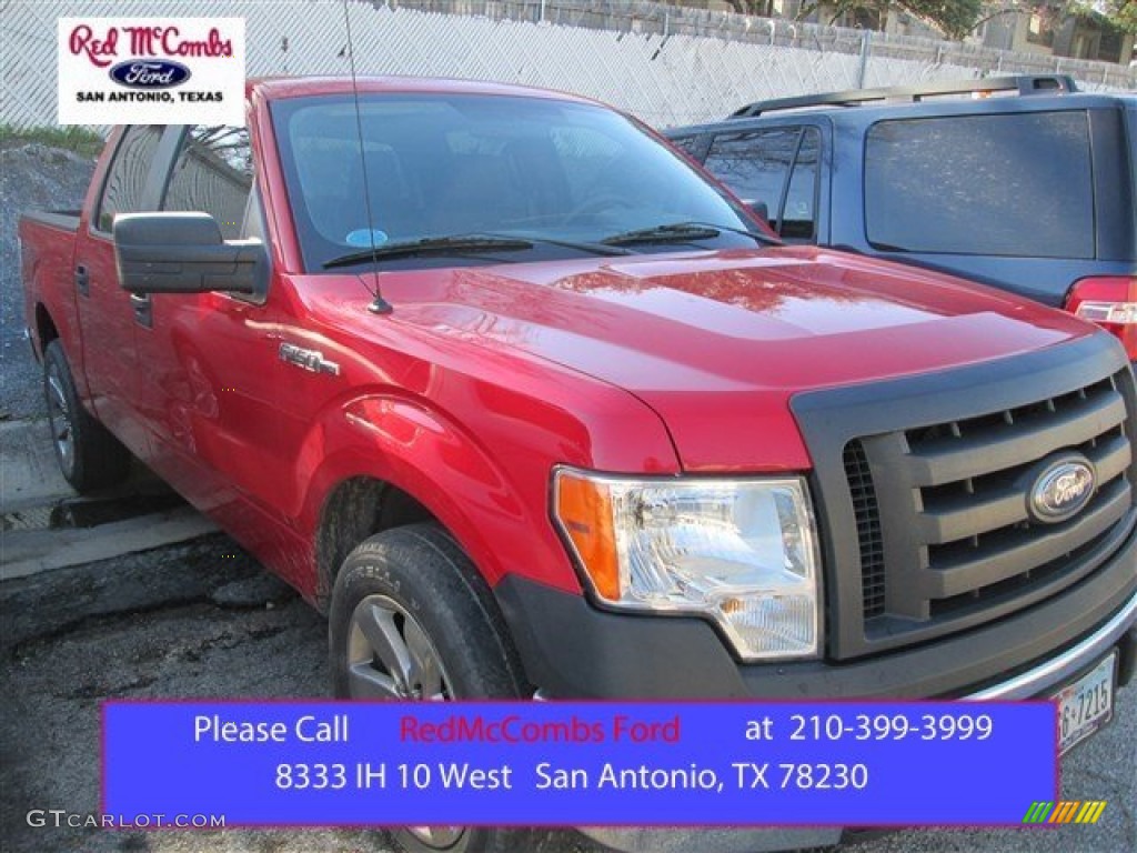 Vermillion Red Ford F150