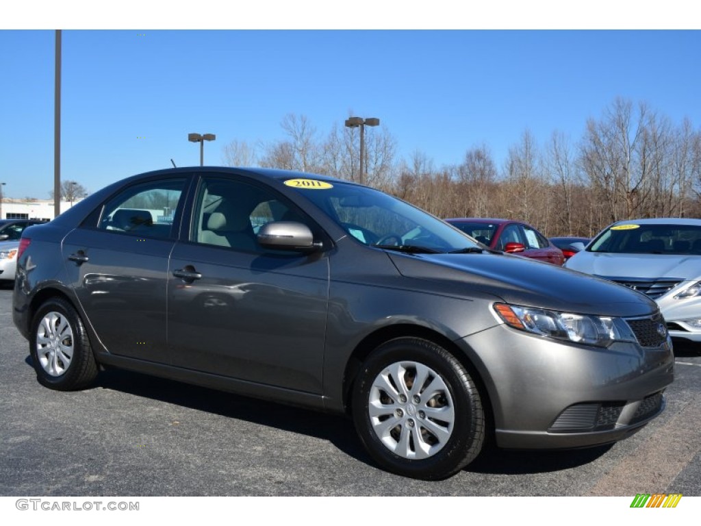 Titanium Silver Kia Forte