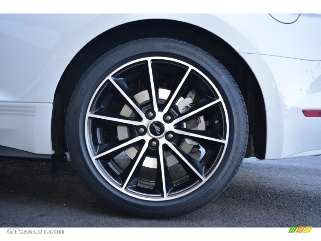 2015 Mustang EcoBoost Coupe - Oxford White / Ebony photo #10