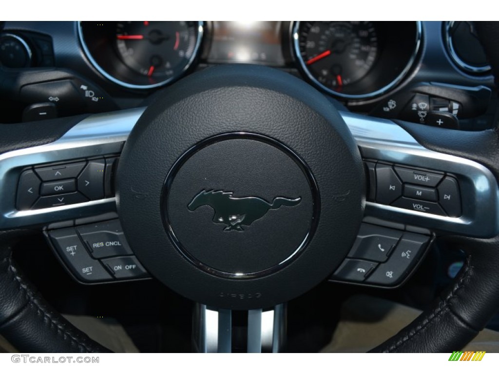 2015 Mustang EcoBoost Coupe - Oxford White / Ebony photo #14