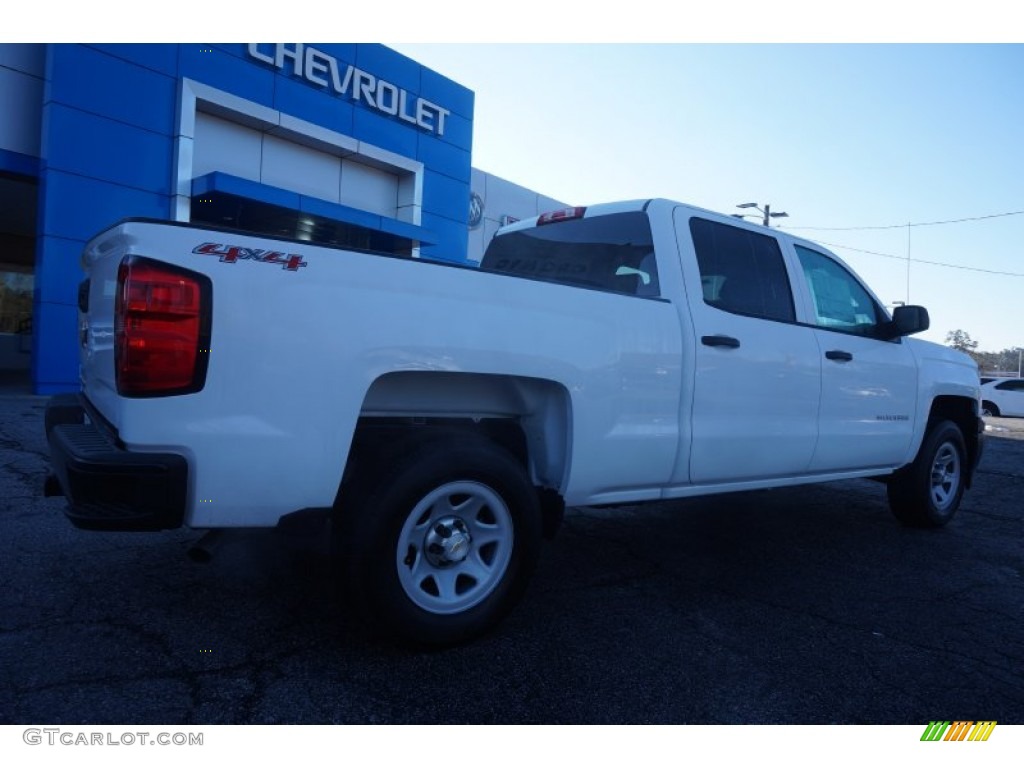 2015 Silverado 1500 WT Crew Cab 4x4 - Summit White / Dark Ash/Jet Black photo #7