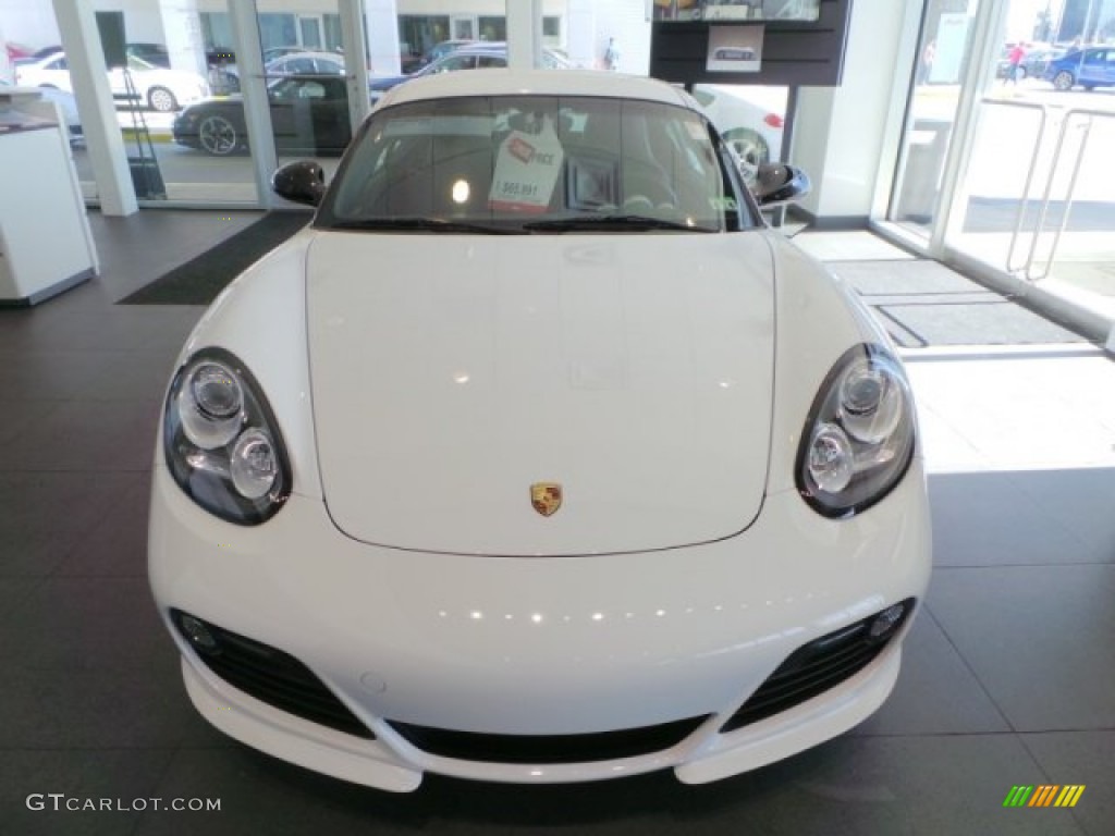 2012 Cayman R - Carrara White / Black photo #2