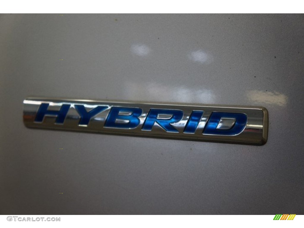 2009 Civic Hybrid Sedan - Alabaster Silver Metallic / Blue photo #67