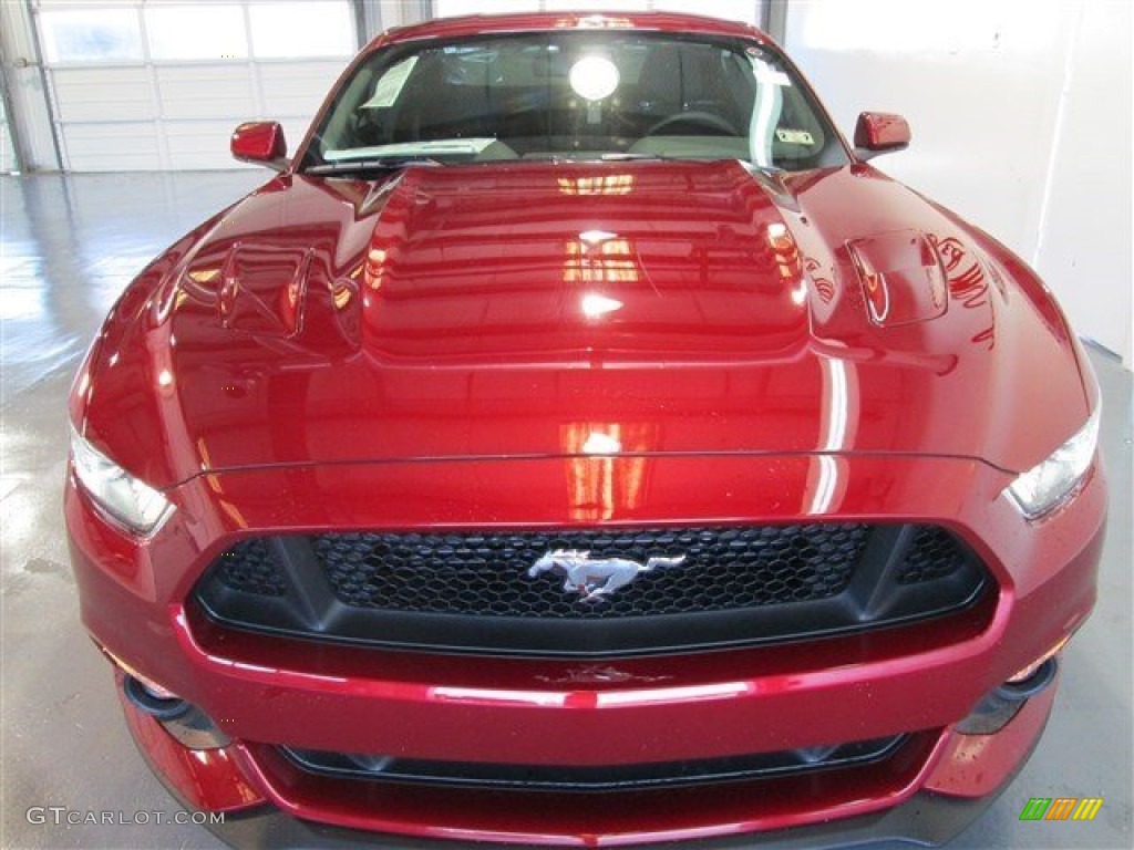 2015 Mustang GT Coupe - Ruby Red Metallic / Ebony photo #2