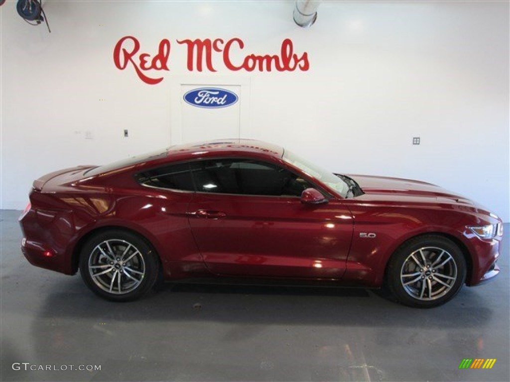 2015 Mustang GT Coupe - Ruby Red Metallic / Ebony photo #8