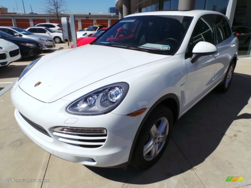 White 2014 Porsche Cayenne Diesel Exterior Photo #101476962