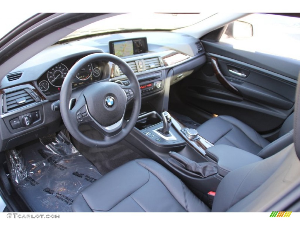 Black Interior 2015 BMW 3 Series 328i xDrive Gran Turismo Photo #101477364