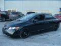 2008 Nighthawk Black Pearl Honda Civic Si Sedan  photo #3