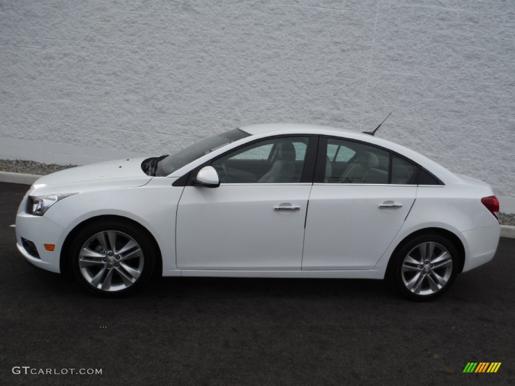 2014 Cruze LTZ - Summit White / Cocoa/Light Neutral photo #2