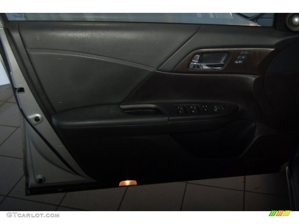 2013 Accord EX-L V6 Sedan - Alabaster Silver Metallic / Black photo #12