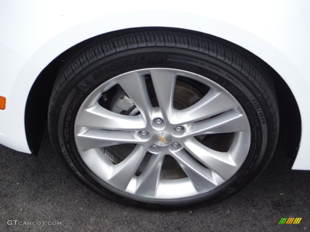 2014 Cruze LTZ - Summit White / Cocoa/Light Neutral photo #3