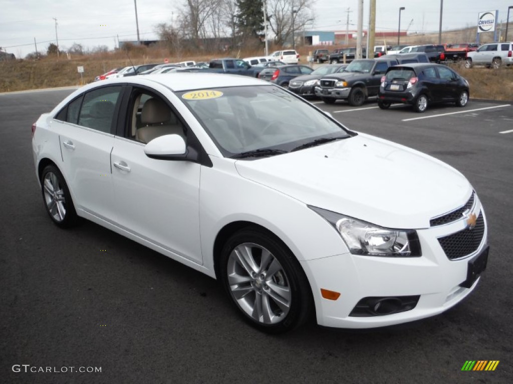 2014 Cruze LTZ - Summit White / Cocoa/Light Neutral photo #5