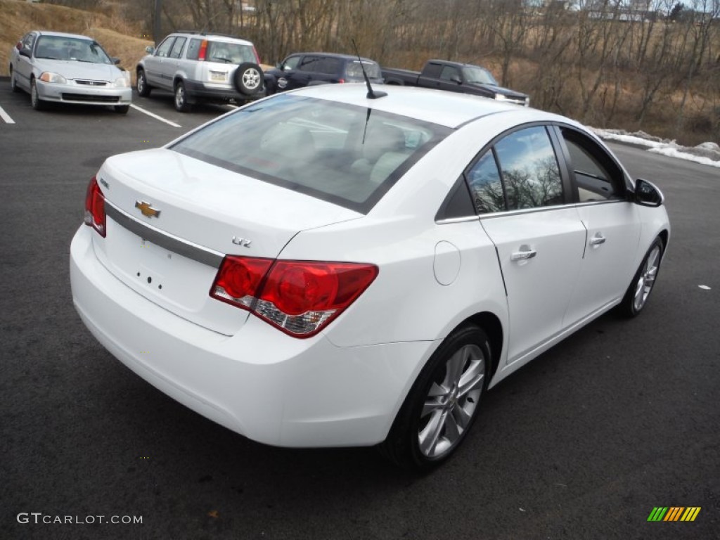2014 Cruze LTZ - Summit White / Cocoa/Light Neutral photo #6