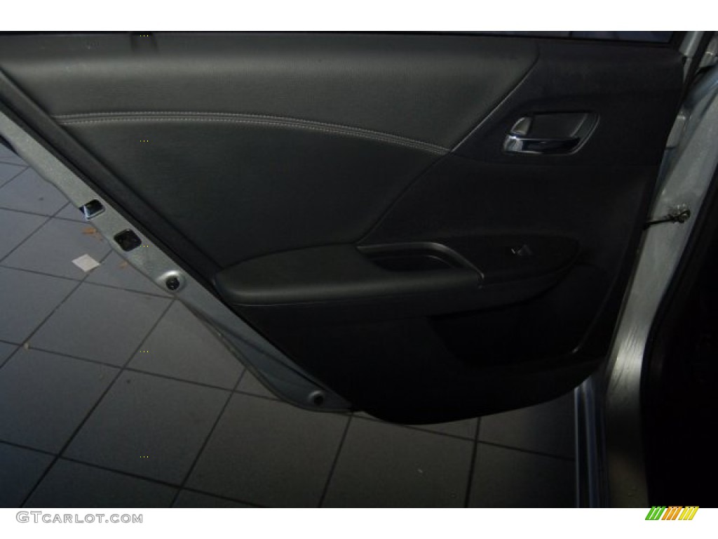 2013 Accord EX-L V6 Sedan - Alabaster Silver Metallic / Black photo #24
