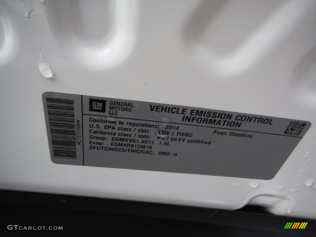 2014 Cruze LTZ - Summit White / Cocoa/Light Neutral photo #11