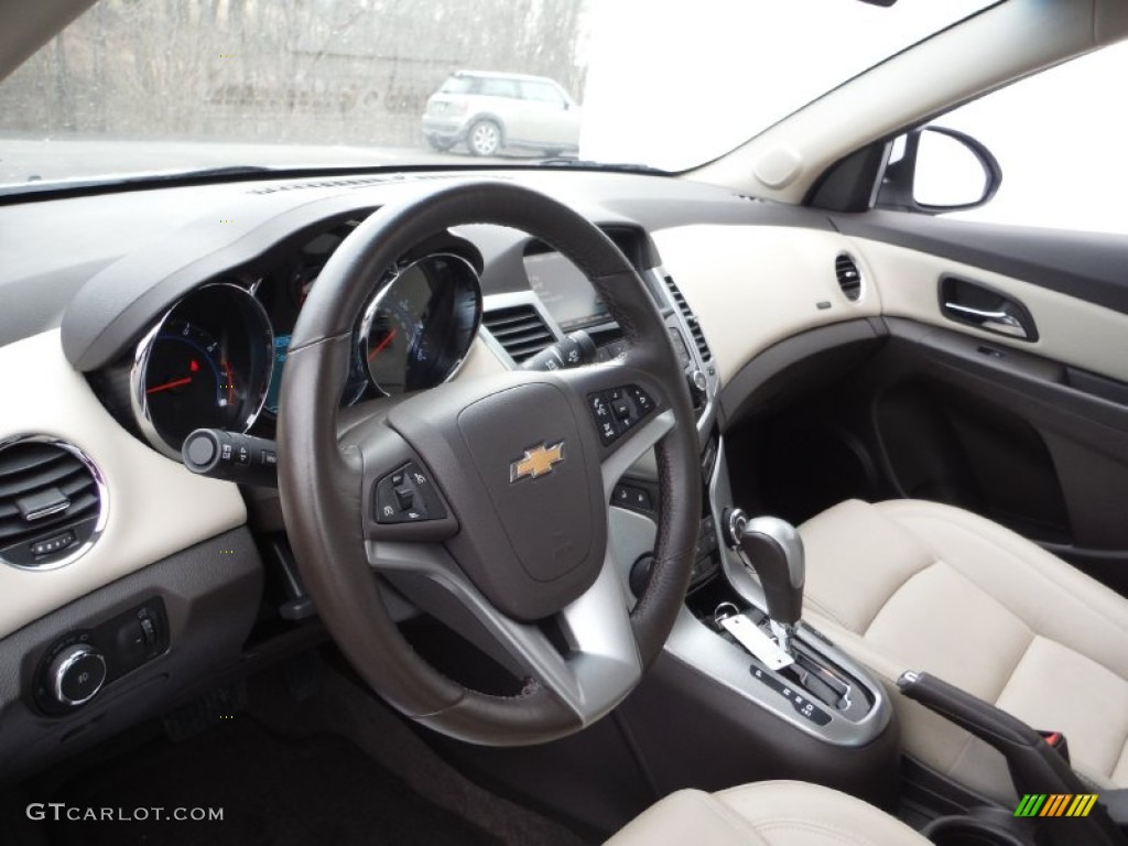 2014 Cruze LTZ - Summit White / Cocoa/Light Neutral photo #12