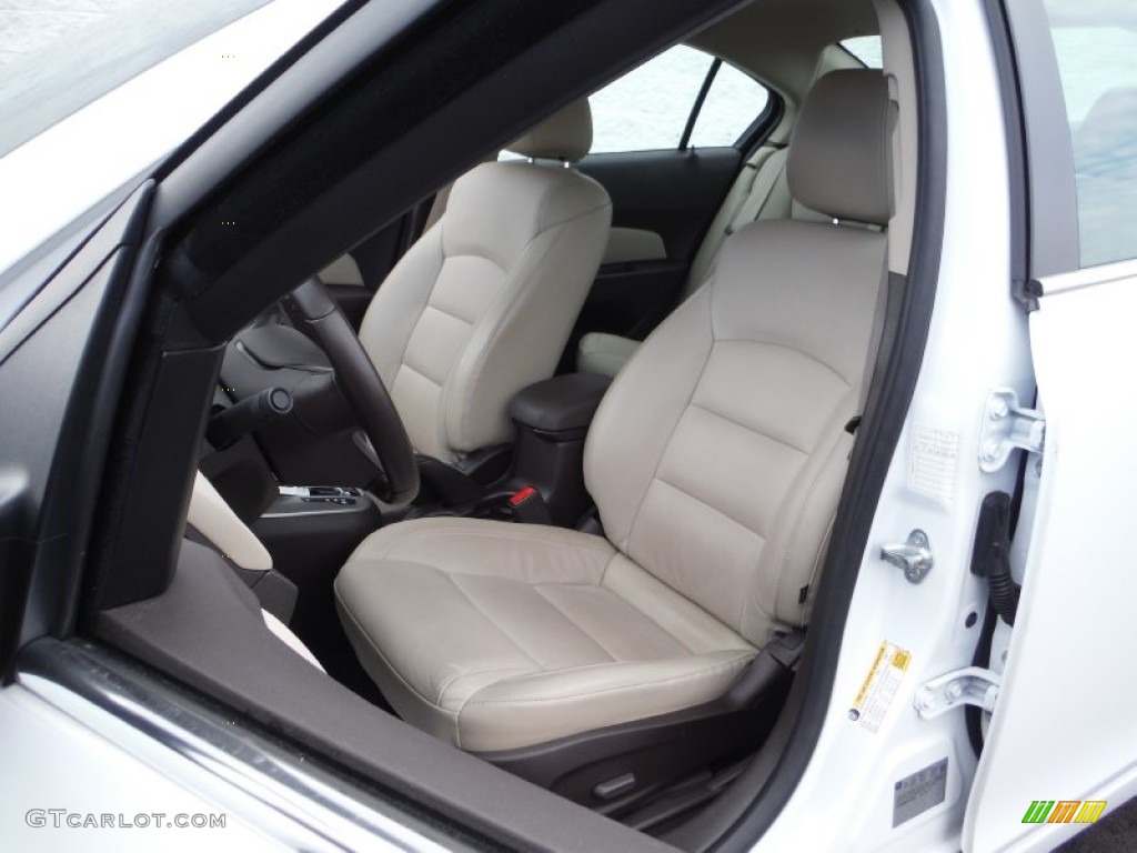 2014 Cruze LTZ - Summit White / Cocoa/Light Neutral photo #14