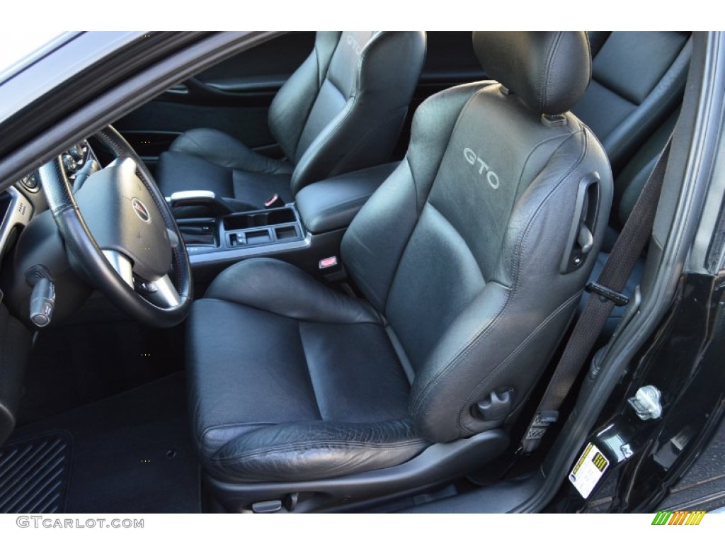 2005 GTO Coupe - Phantom Black Metallic / Black photo #5