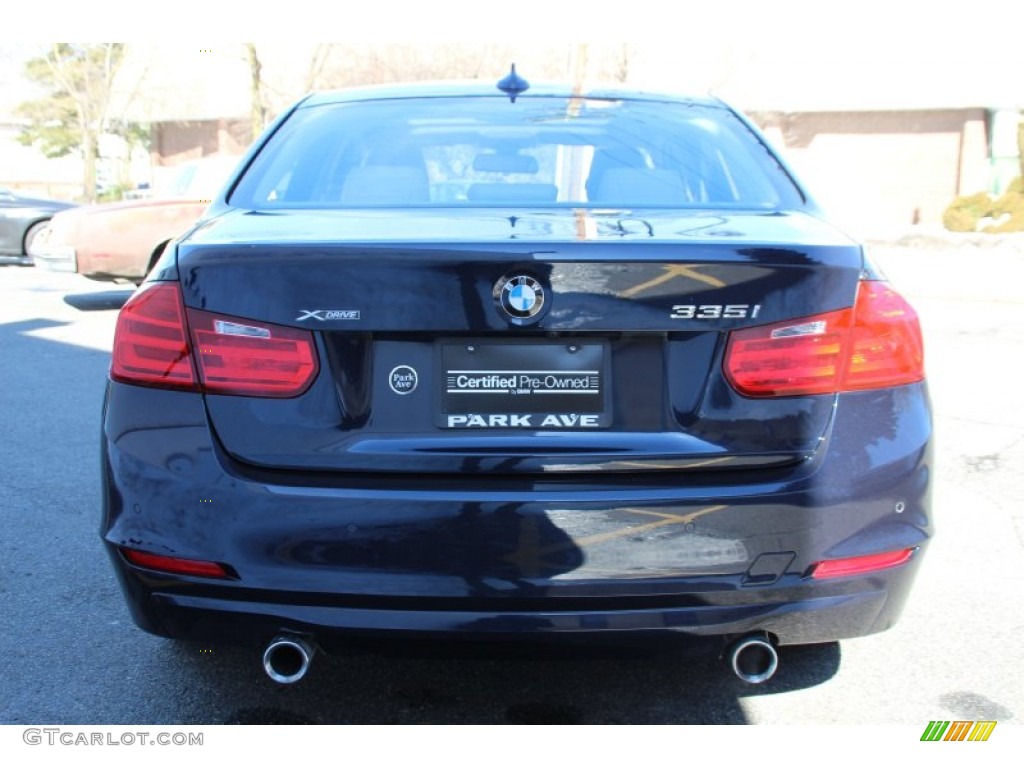 2015 3 Series 335i xDrive Sedan - Imperial Blue Metallic / Venetian Beige photo #4