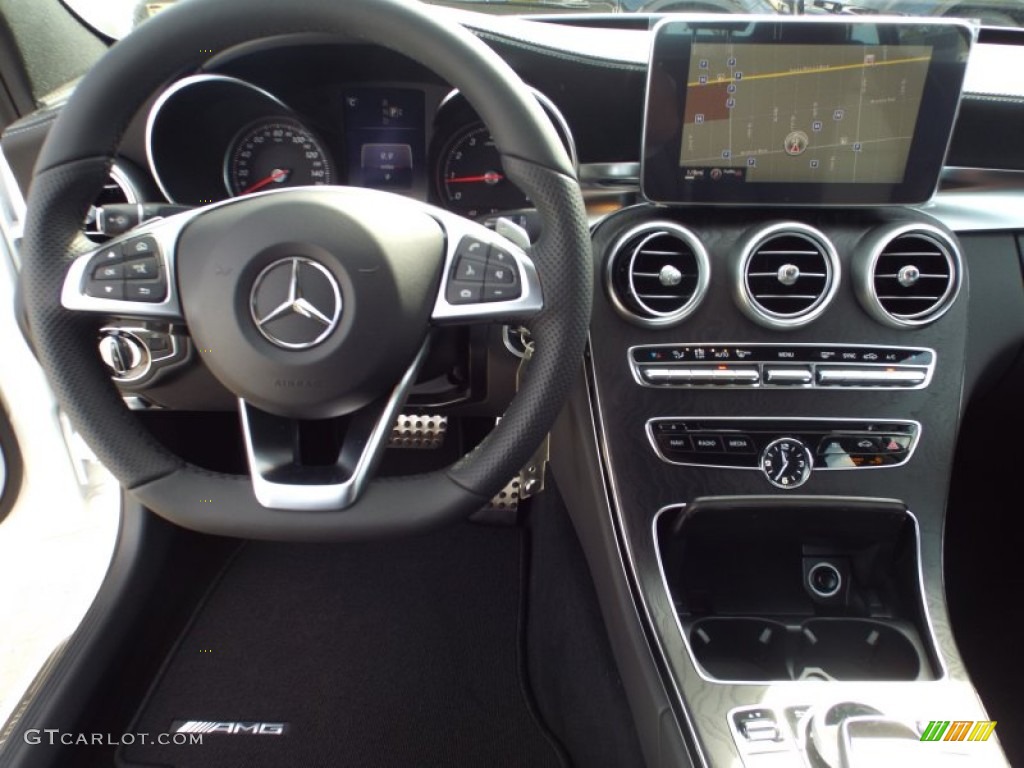 2015 Mercedes-Benz C 300 Black Dashboard Photo #101478111