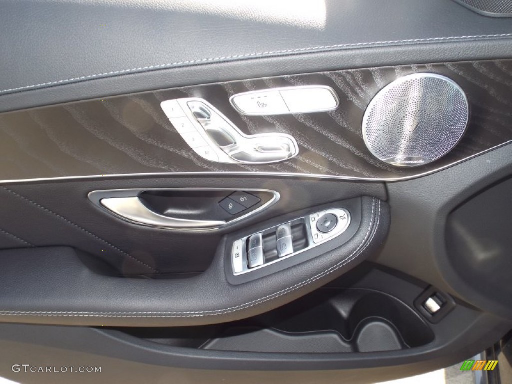 2015 Mercedes-Benz C 300 4Matic Black Door Panel Photo #101478513