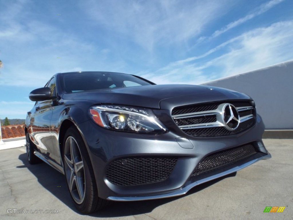Steel Grey Metallic 2015 Mercedes-Benz C 300 4Matic Exterior Photo #101478621