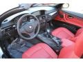 Coral Red/Black Interior Photo for 2012 BMW 3 Series #101480038