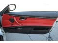 Coral Red/Black Door Panel Photo for 2012 BMW 3 Series #101480295