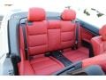 Coral Red/Black Rear Seat Photo for 2012 BMW 3 Series #101480316