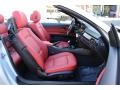 Coral Red/Black Front Seat Photo for 2012 BMW 3 Series #101480361