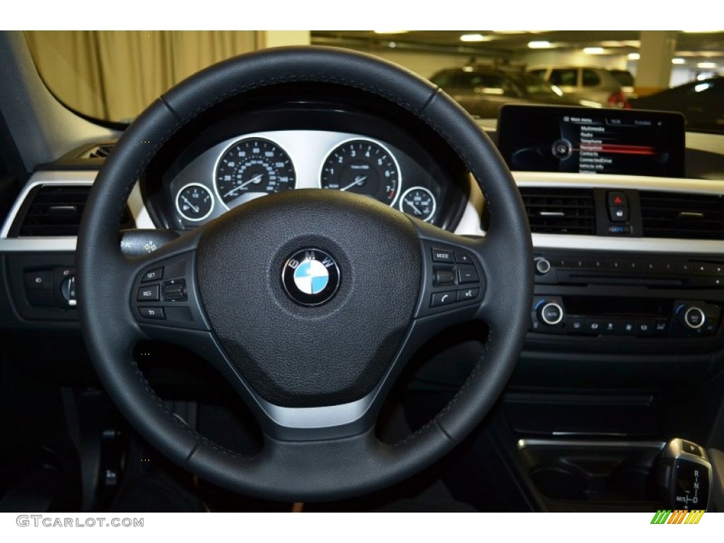 2015 3 Series 320i Sedan - Jet Black / Black photo #9