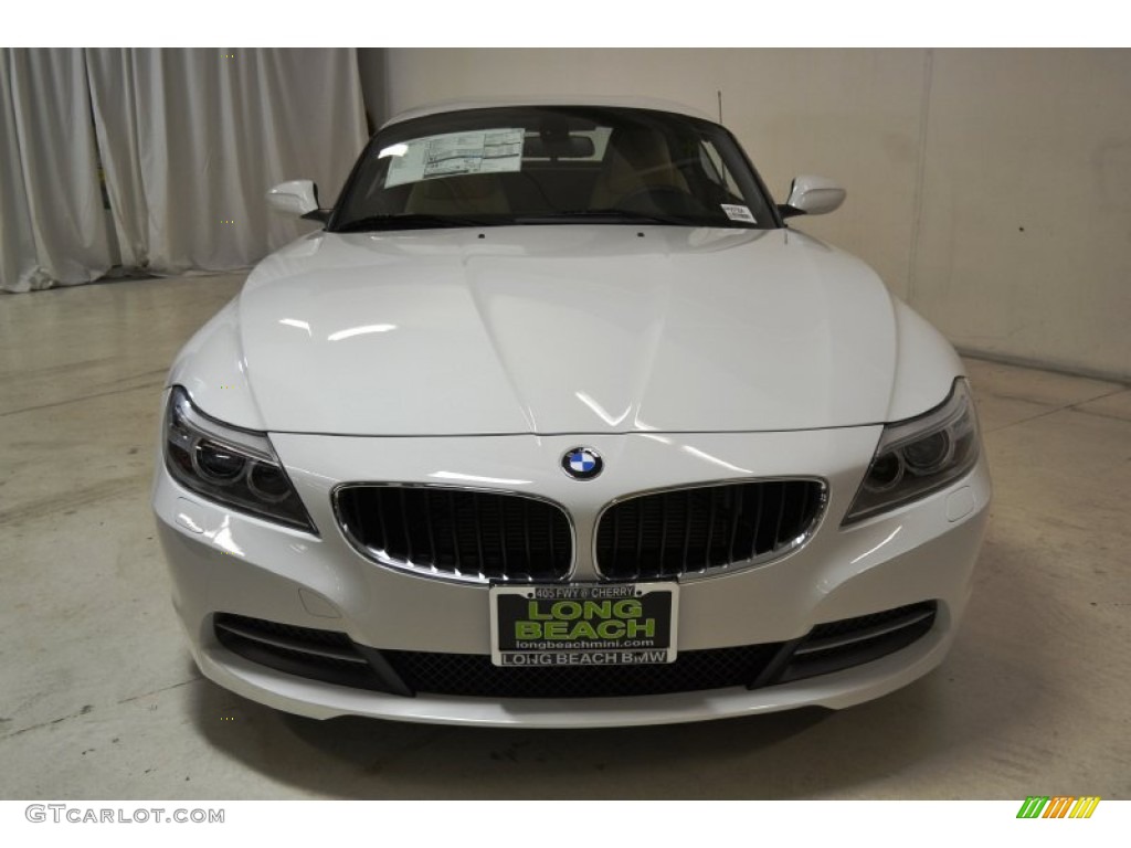 2015 Z4 sDrive28i - Alpine White / Canberra Beige photo #4