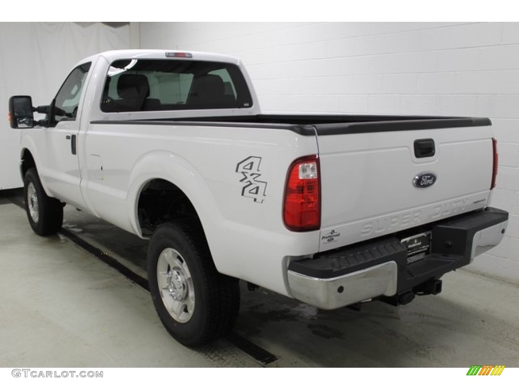 2015 F250 Super Duty XL Regular Cab 4x4 - Oxford White / Steel photo #4