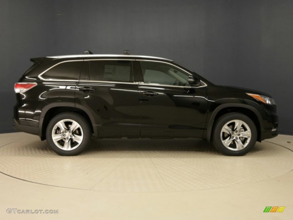 2015 Highlander Limited AWD - Attitude Black Metallic / Black photo #1