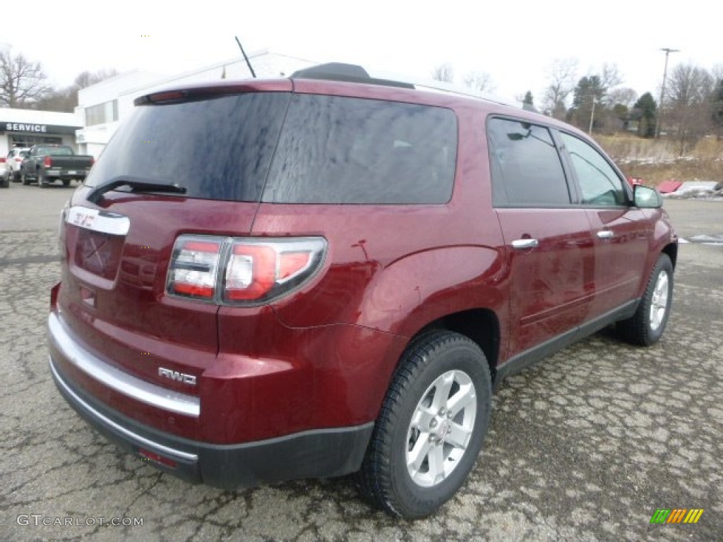 2015 Acadia SLE AWD - Crimson Red Tincoat / Ebony photo #5