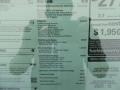2015 Volvo XC70 T5 Drive-E Window Sticker