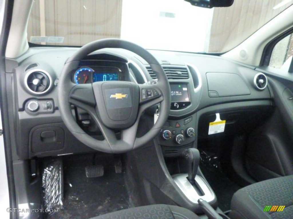 Jet Black Interior 2015 Chevrolet Trax LS Photo #101489201