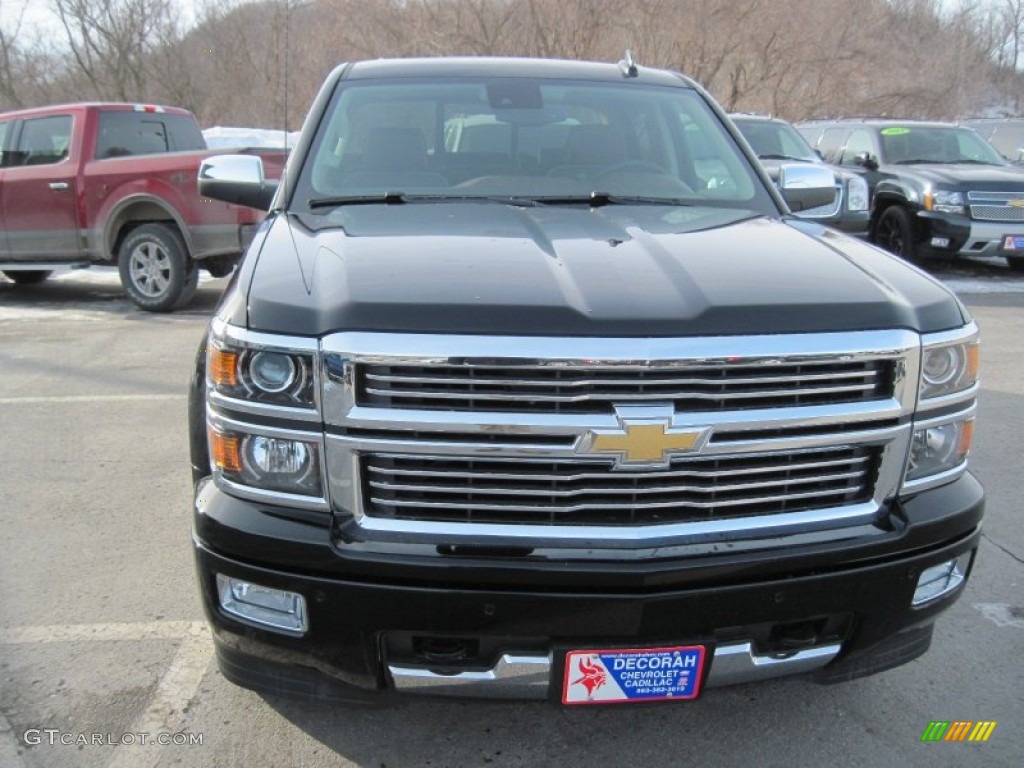 2015 Silverado 1500 High Country Crew Cab 4x4 - Black / High Country Saddle photo #2