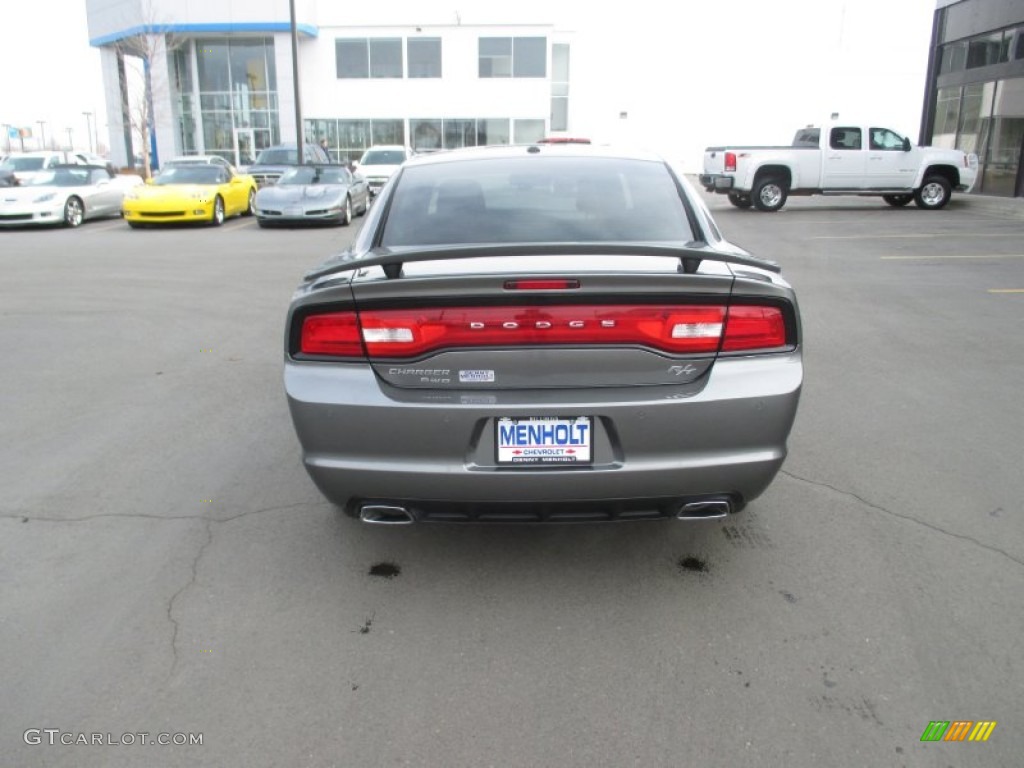 2012 Charger R/T AWD - Tungsten Metallic / Black photo #5