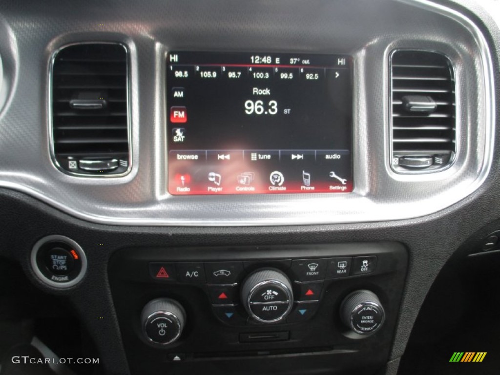 2012 Charger R/T AWD - Tungsten Metallic / Black photo #14
