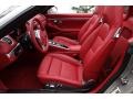 Carrera Red Natural Leather Front Seat Photo for 2013 Porsche Boxster #101490692