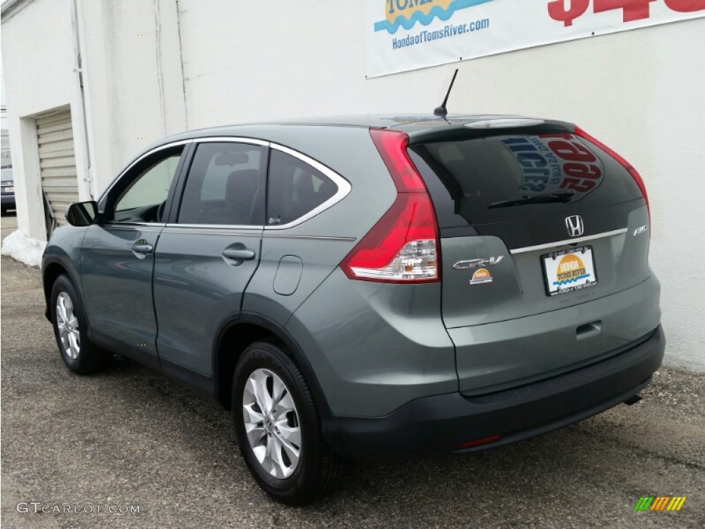 2012 CR-V EX 4WD - Opal Sage Metallic / Beige photo #7