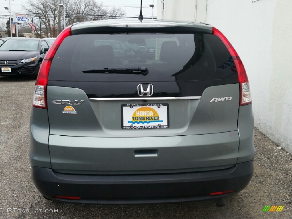 2012 CR-V EX 4WD - Opal Sage Metallic / Beige photo #8