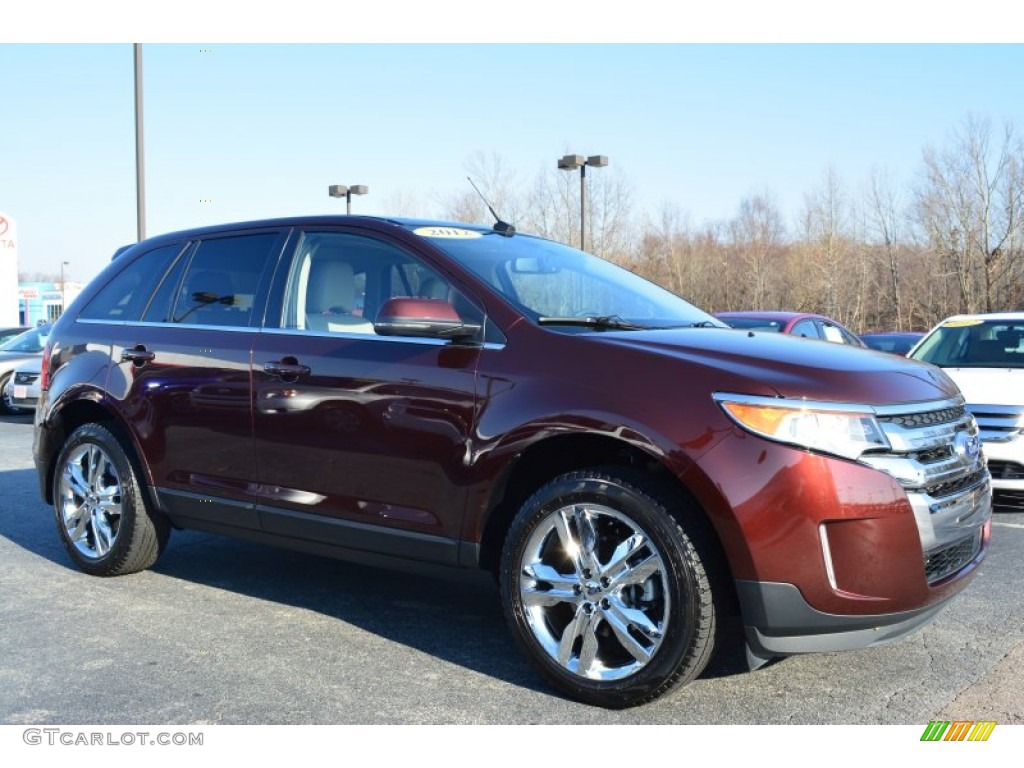 2012 Edge Limited - Cinnamon Metallic / Charcoal Black photo #1