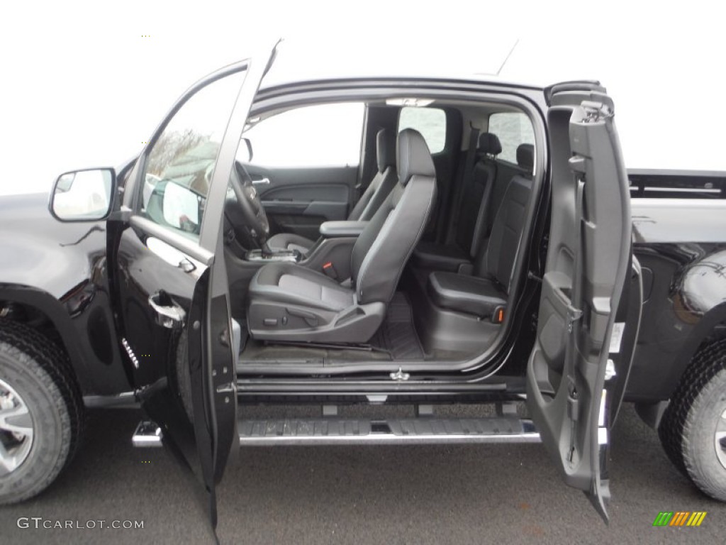 2015 Black Chevrolet Colorado Z71 Extended Cab 4wd